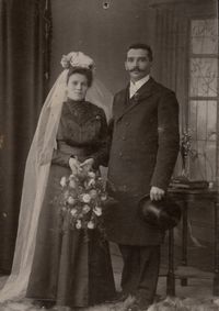 Hochzeit Anna &amp; Otto Schmaus 1915