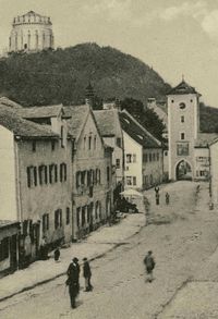 Ludwigstra&szlig;e ehem. Mitterstra&szlig;e um 1911